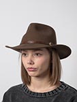 Шляпа STETSON арт. 2798105 WESTERN WOOLFELT (коричневый)
